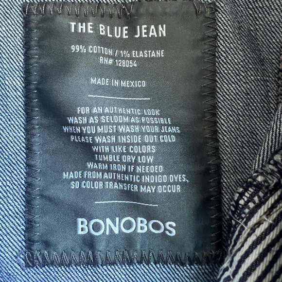 Bonobos Mens 30X30  Blue Slim Fit Men's Jeans - Picture 5 of 8
